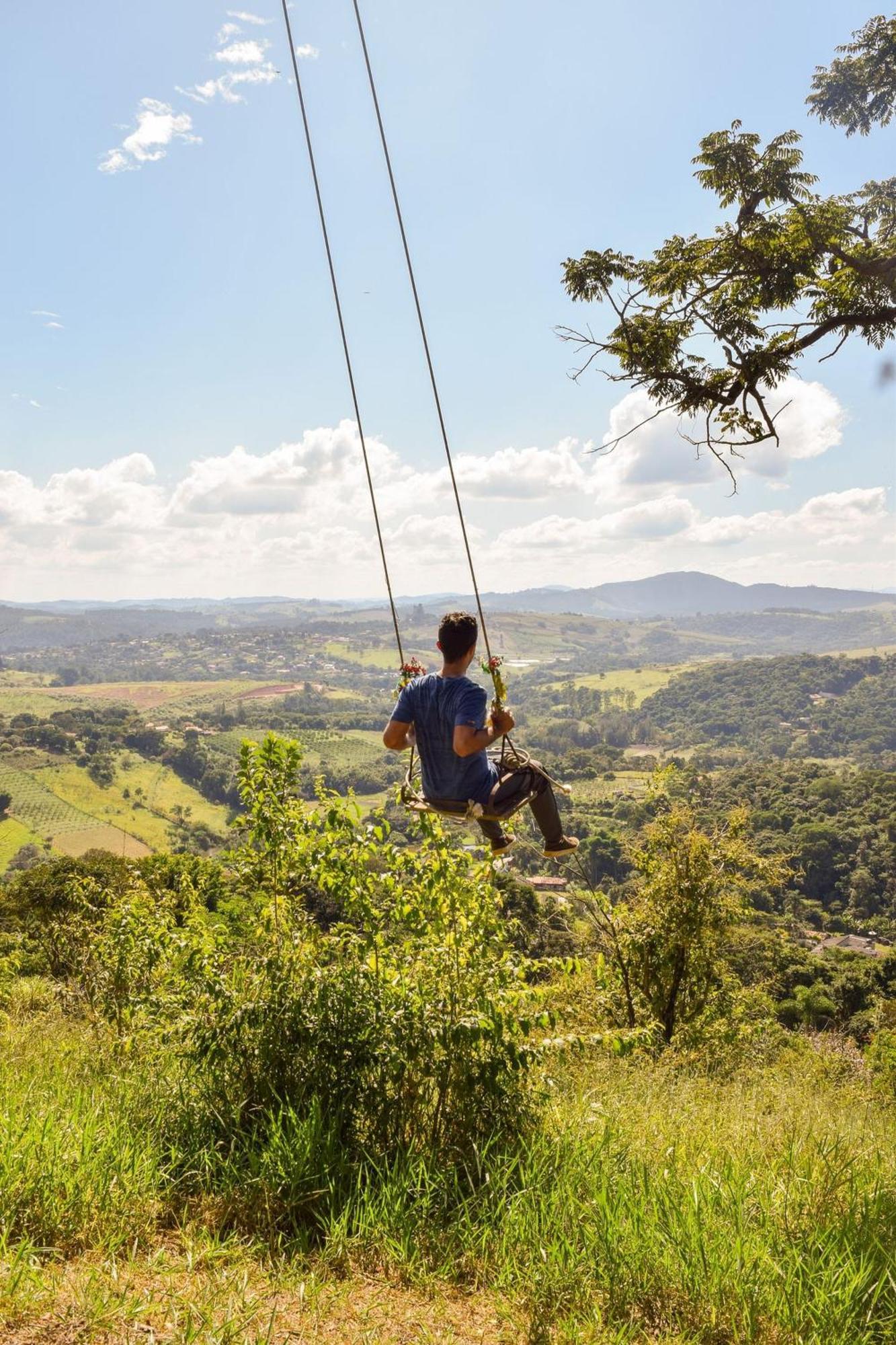 Casa De Campo Araxa Na Montanha Com Piscina ピラカイア エクステリア 写真