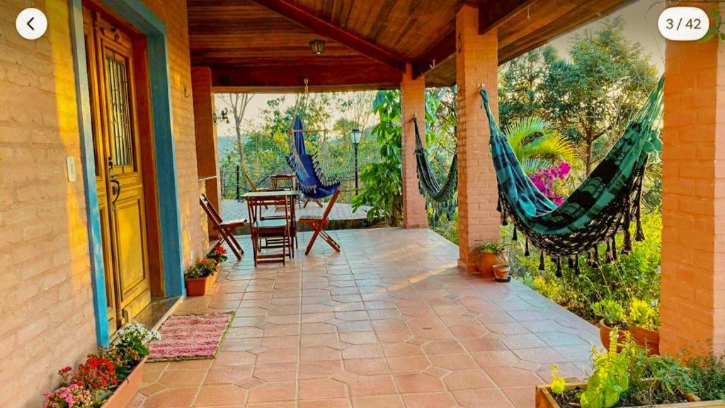Casa De Campo Araxa Na Montanha Com Piscina ピラカイア エクステリア 写真
